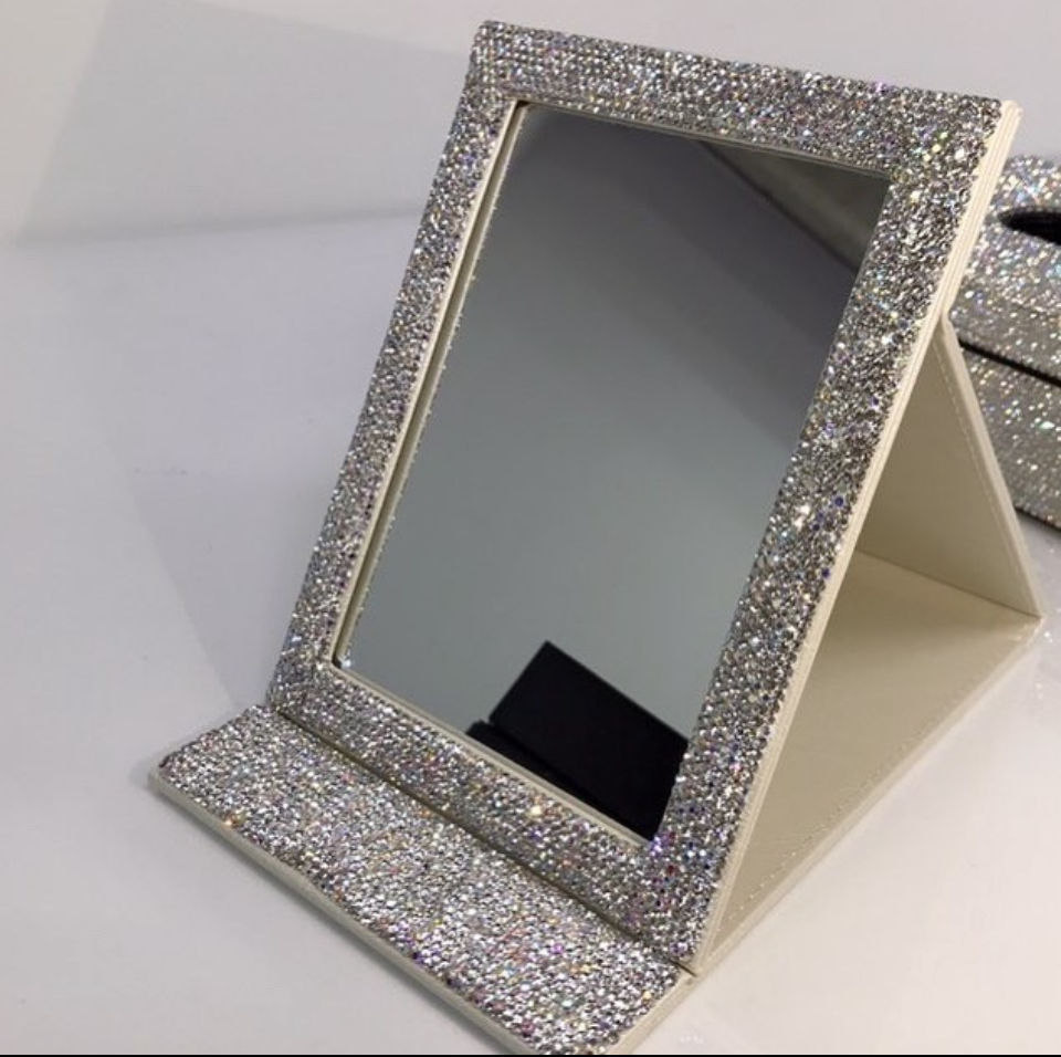 The Bella Donna Bling Folding Mirror