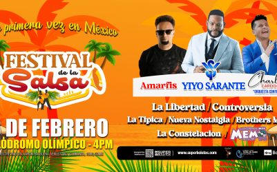 Yiyo Sarante, la voz de la salsa romántica, debutará en México en el Festival de la Salsa.