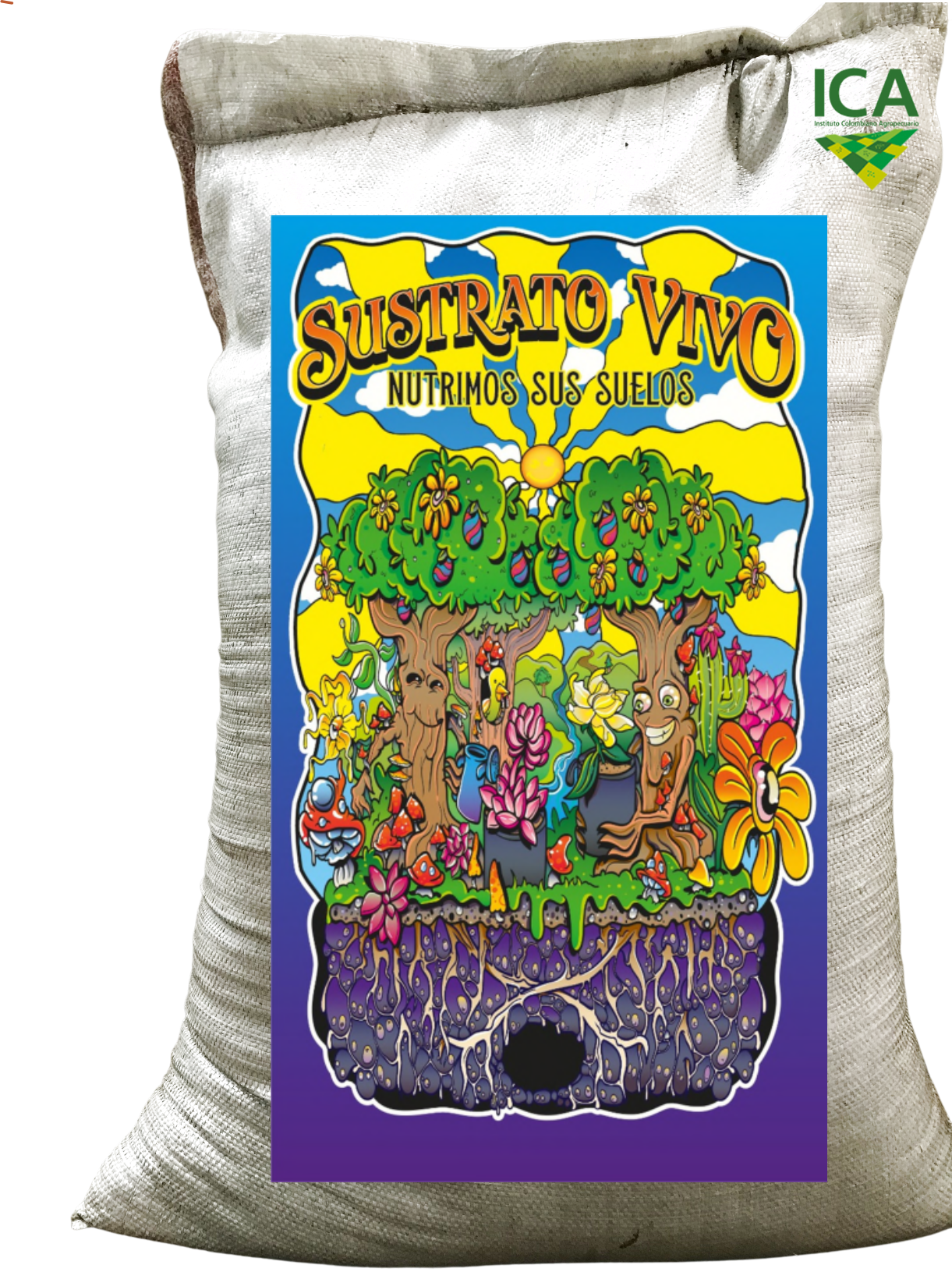 Sustrato Vivo: Nutrimos sus Suelos - 100 Litros