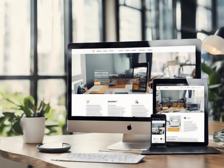 Contemporary and Accessible: Electric Blue's Website Design