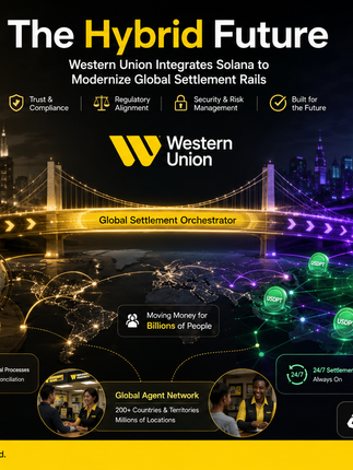 The Hybrid Future: Western Union Integrates Solana to Modernize Global Settlement Rails