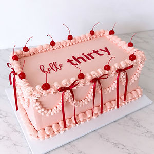 Shaped cakes