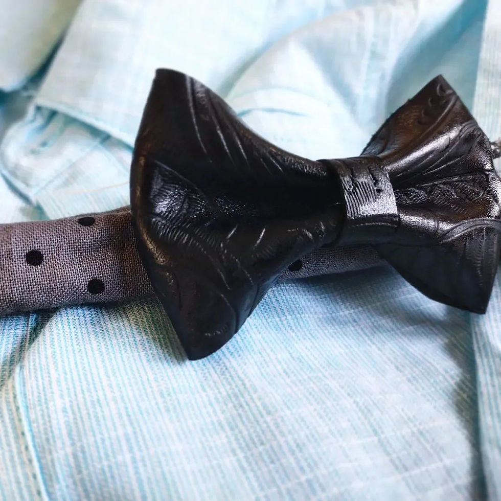 Thumbnail: Leather Bow Tie