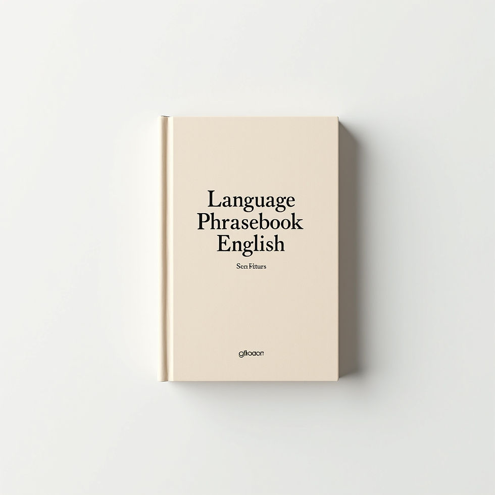 Language Phrasebook English