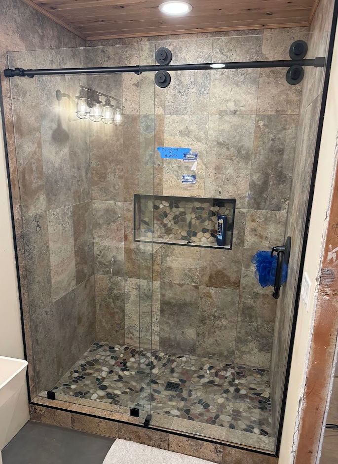 glass barn door