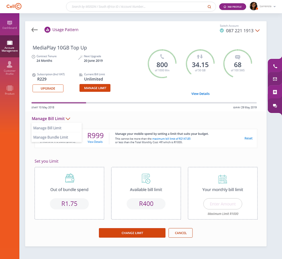 05 Step5Usage Pattern Manage Limit