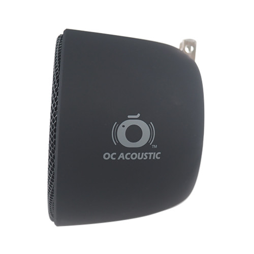 Newport Plug-in Speaker, Charcoal Gray / Black | Newport