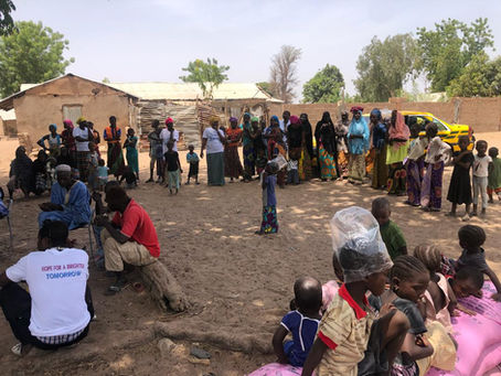 Alagie Ceesay heads the team of volunteers in The Gambia.