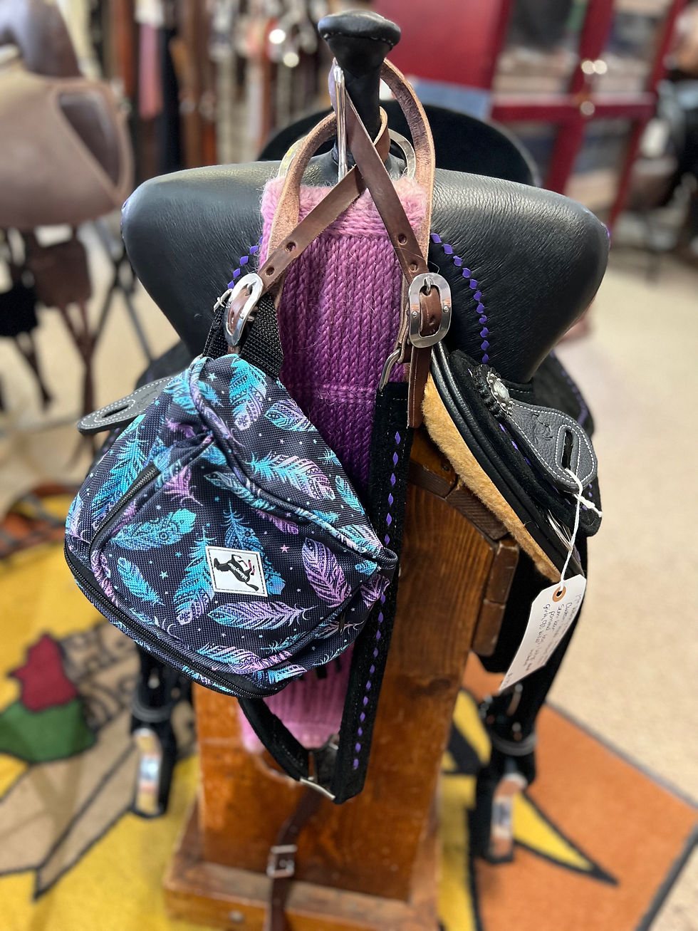 Thumbnail: WhinneyWare Saddle Black western saddle