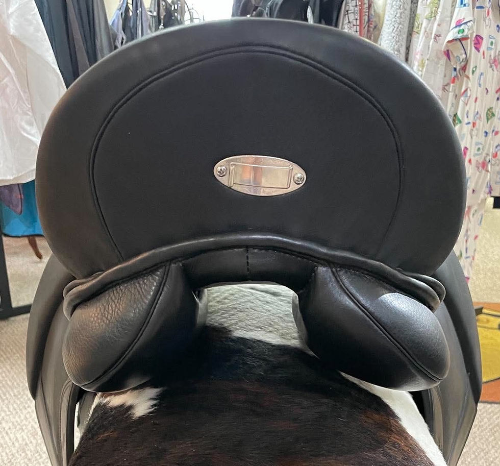Thumbnail: 18" Zaldi Kira Klass Dressage Saddle #2T964X