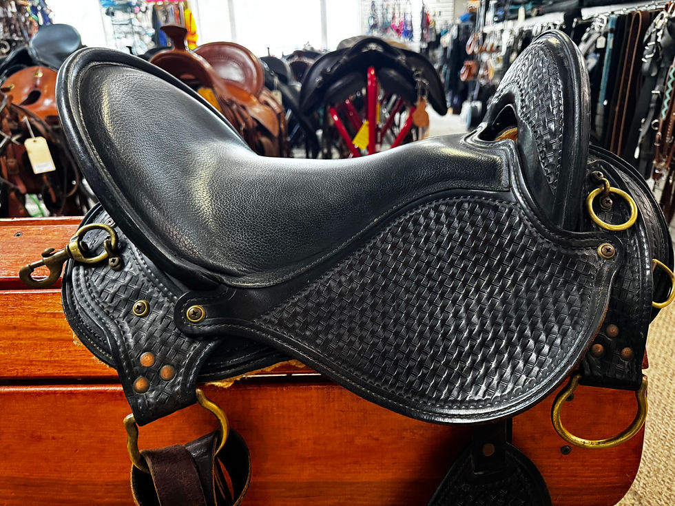 Thumbnail: 15.5” JM Yancy saddle #P5D3FT