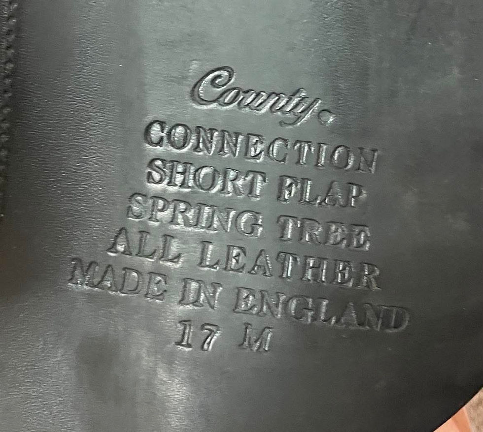 Thumbnail: 17" County Connection Dressage Saddle # WA39W2
