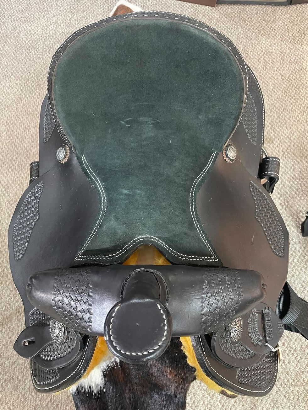 Thumbnail: 15" Black Sterling Friesians Western Saddle #9EPEEZ