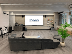 心靈靜修室中安裝的無邊框 LED WALL