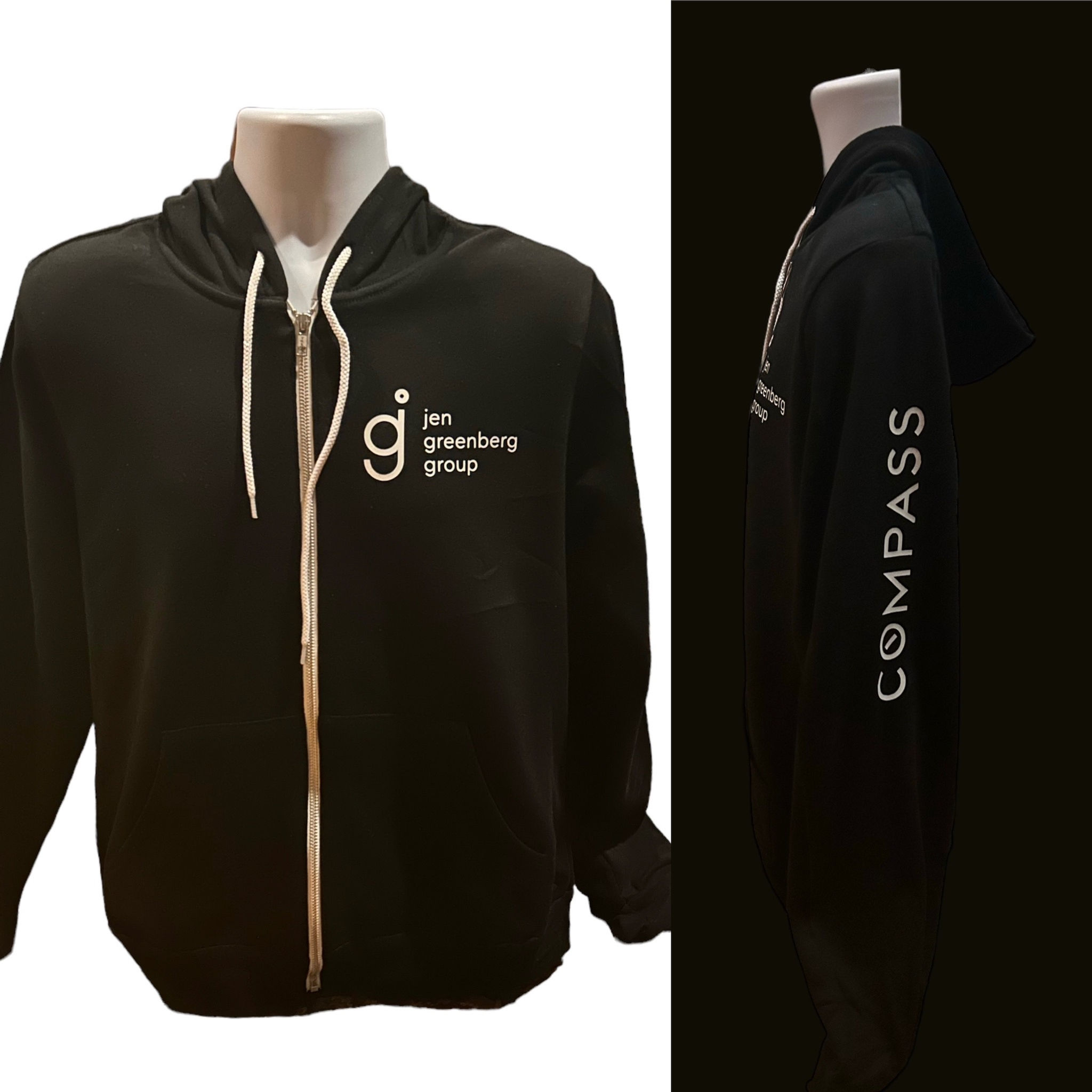 bella canvas soft midweight zip hoodie 