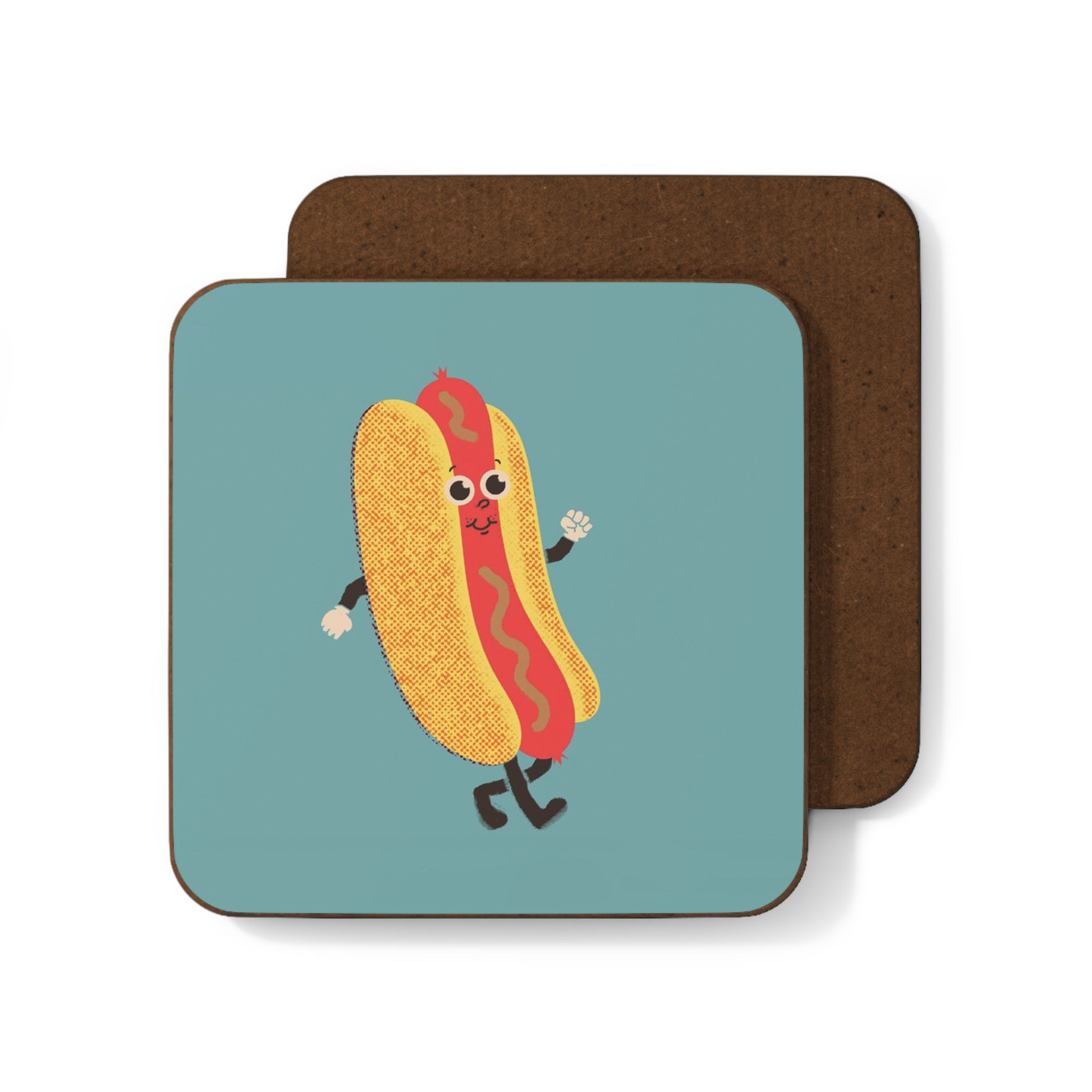 Retro Hot Dog Coaster