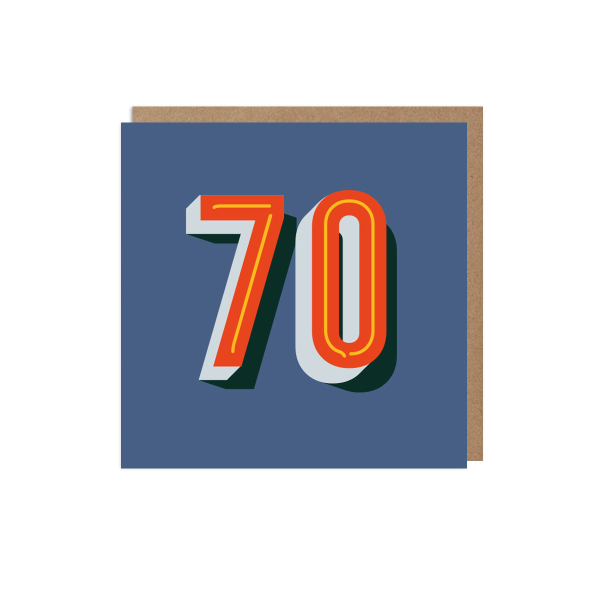 70 Age Birthday Card