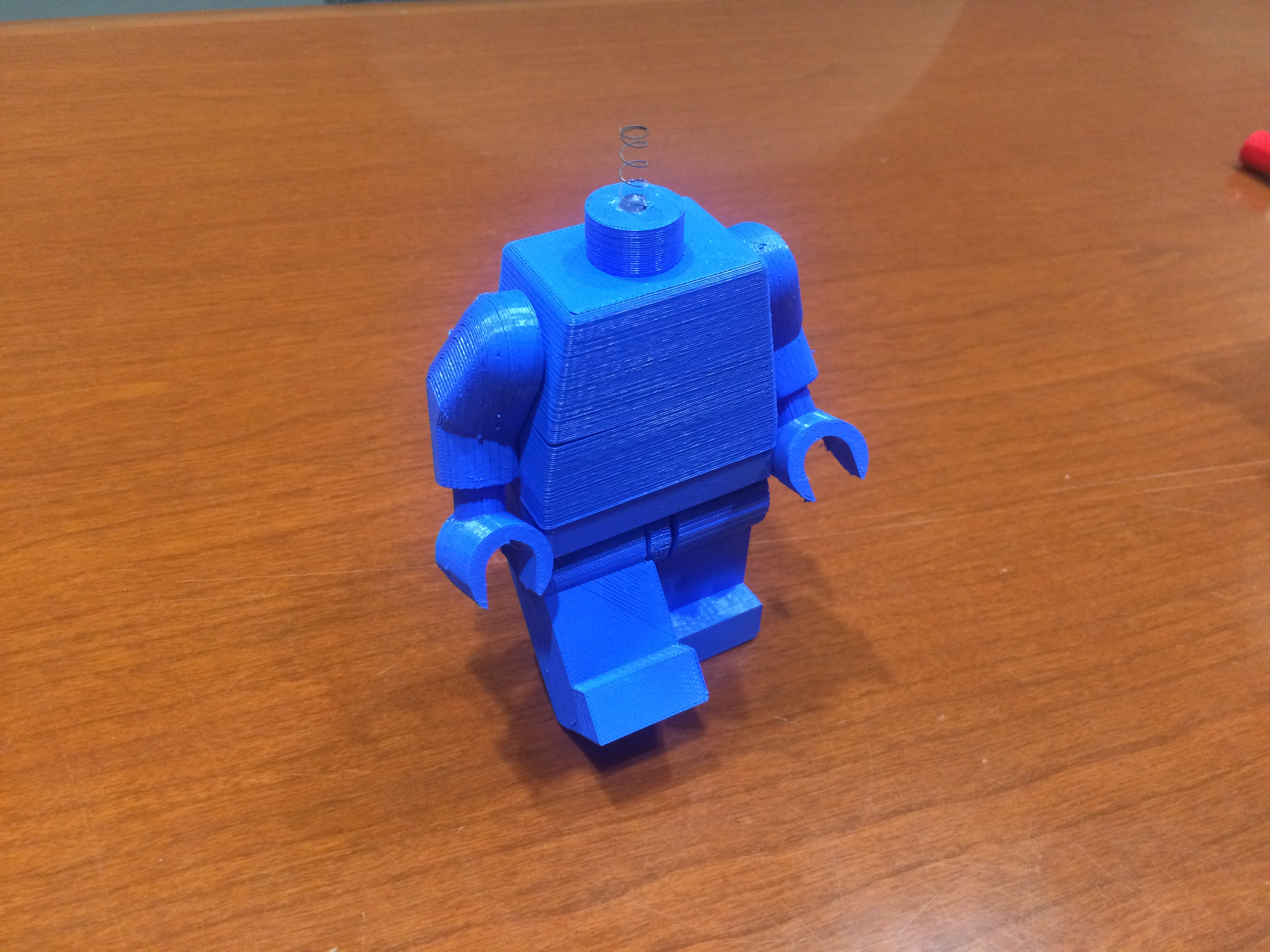 3D Printed Bobblehead - Block Body