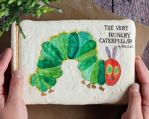 The Hungry Caterpillar macaron book