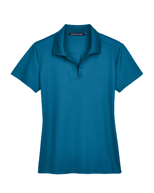 Thumbnail: CT DG20W Devon & Jones CrownLux Performance™ Ladies' Plaited Polo