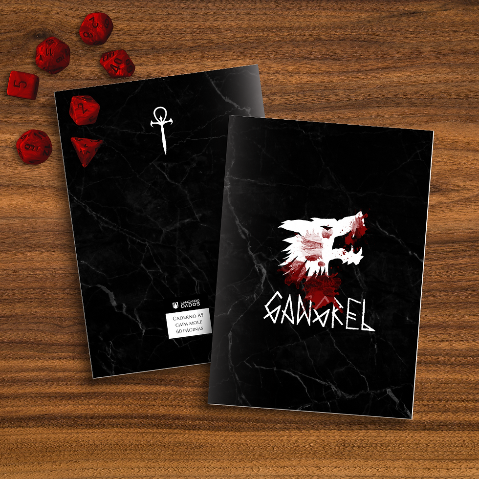 Miniatura: Caderno de RPG - Clãs de Vampiro