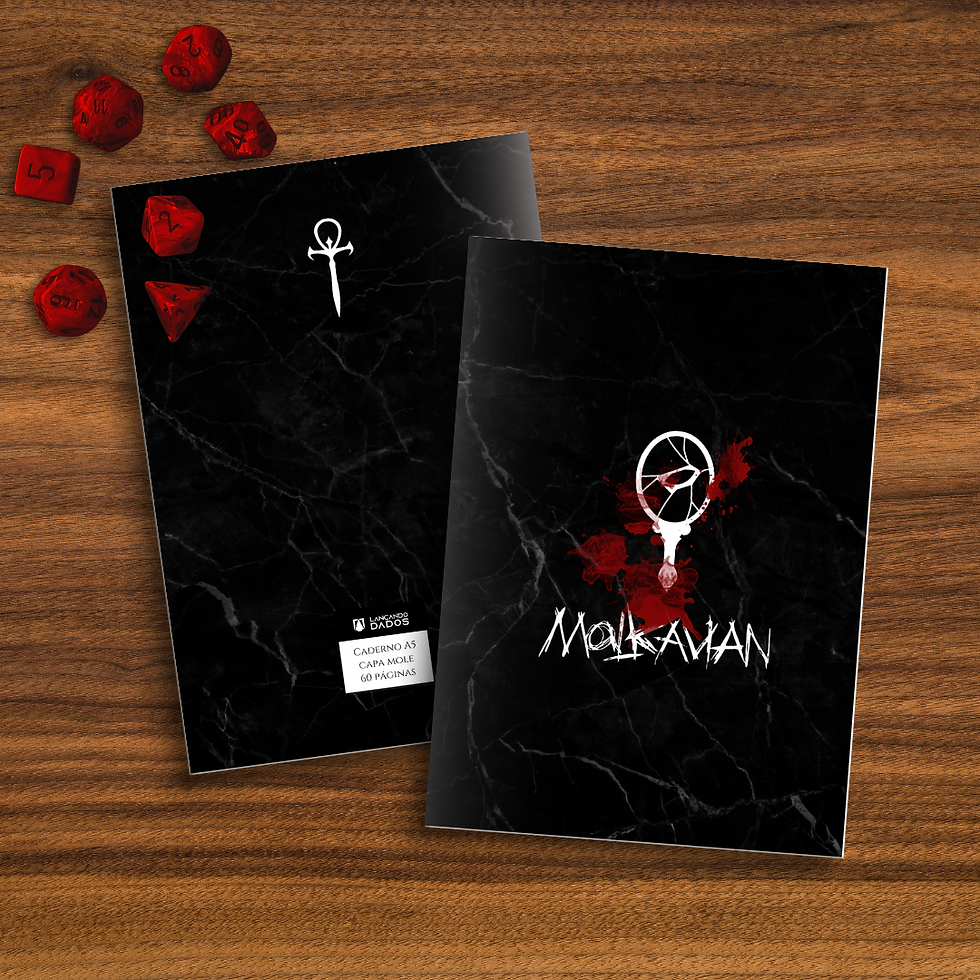 Miniatura: Caderno de RPG - Clãs de Vampiro