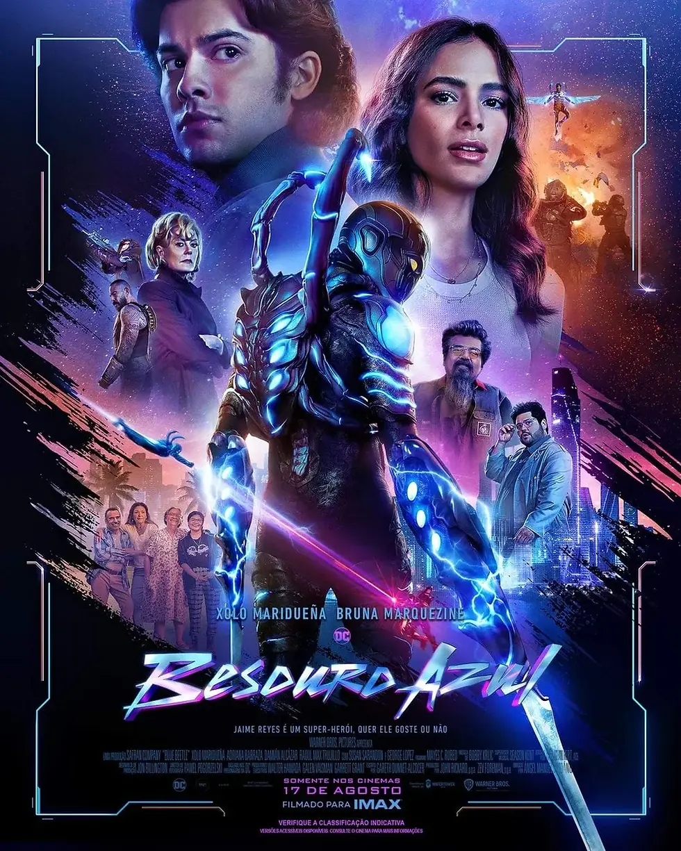 Cartaz Besouro Azul