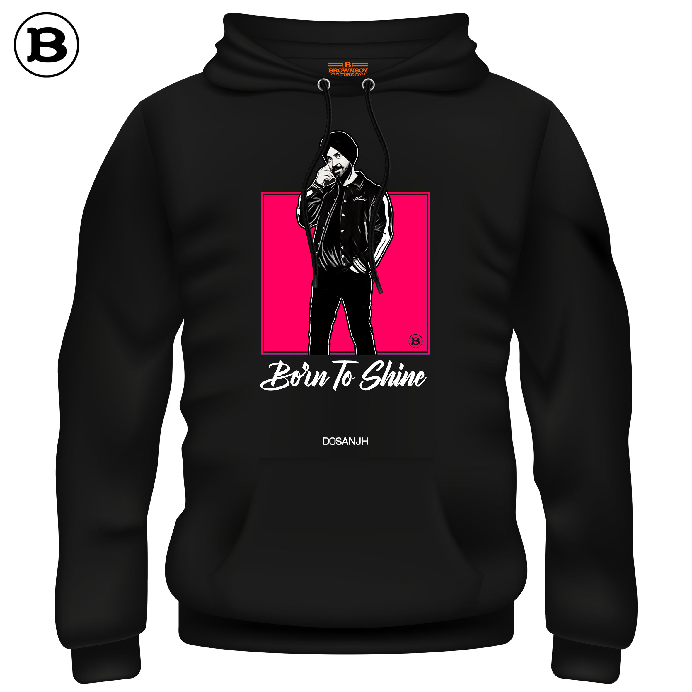 Diljit Born To Shine Hoodie