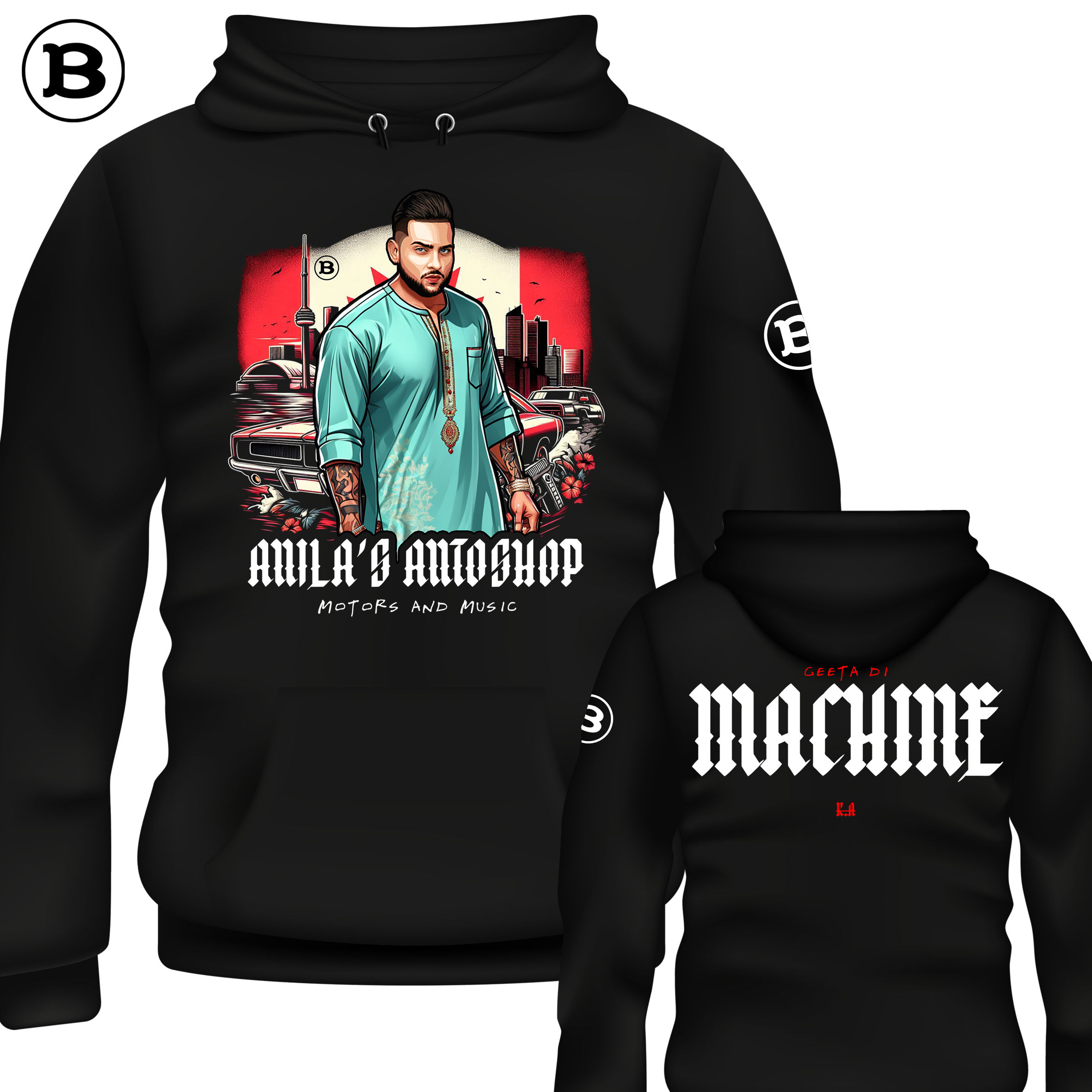 Karan Aujla's Autoshop Hoodie