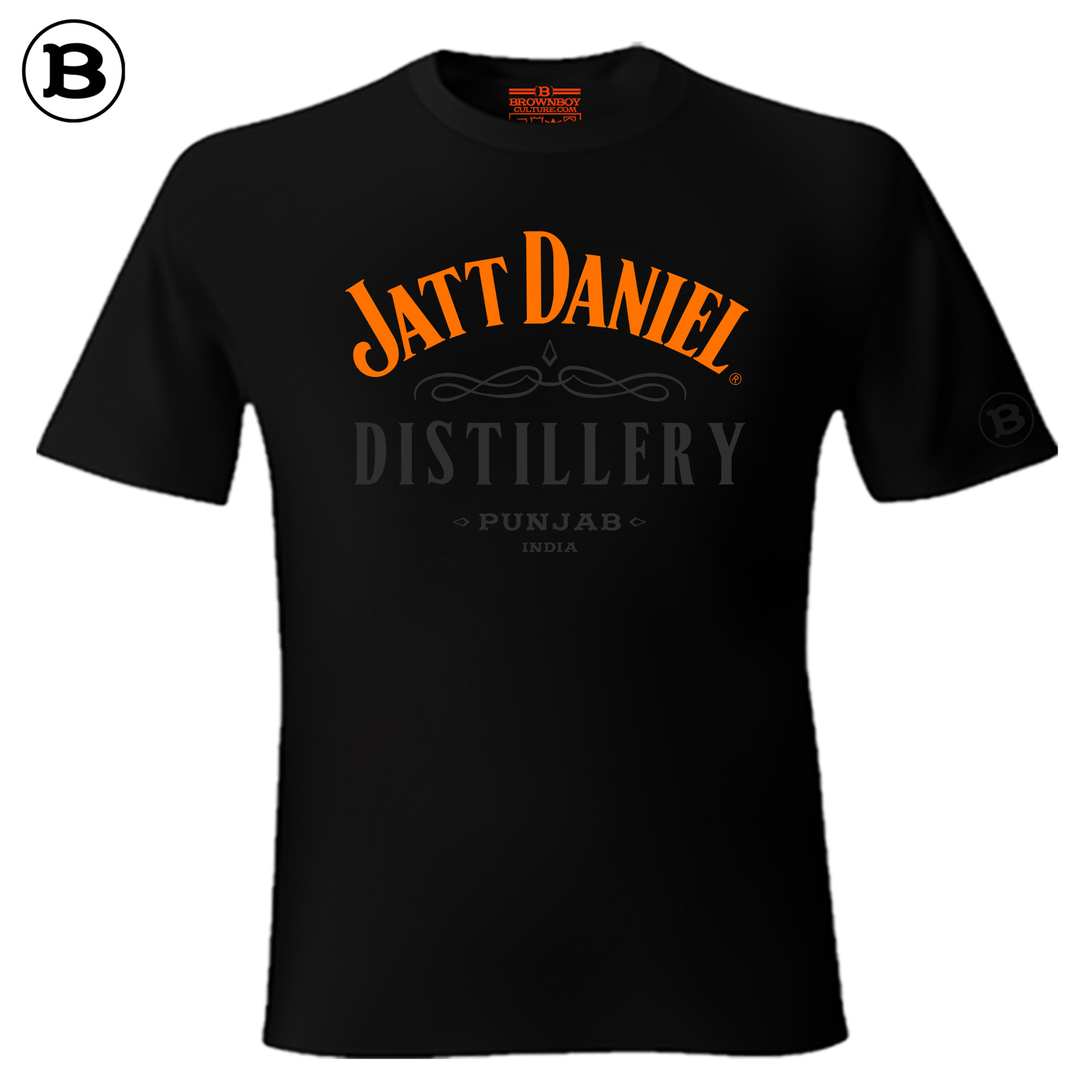 Jatt Daniels Distillery Bronzed T Shirt