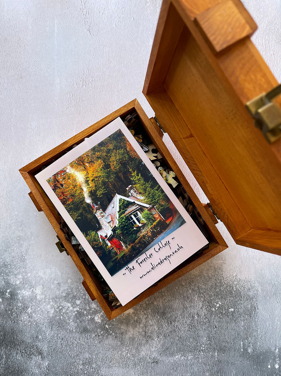 Thumbnail: The Forester Cottage ~Wooden Jigsaw Puzzle , A3 size , 285 pieces