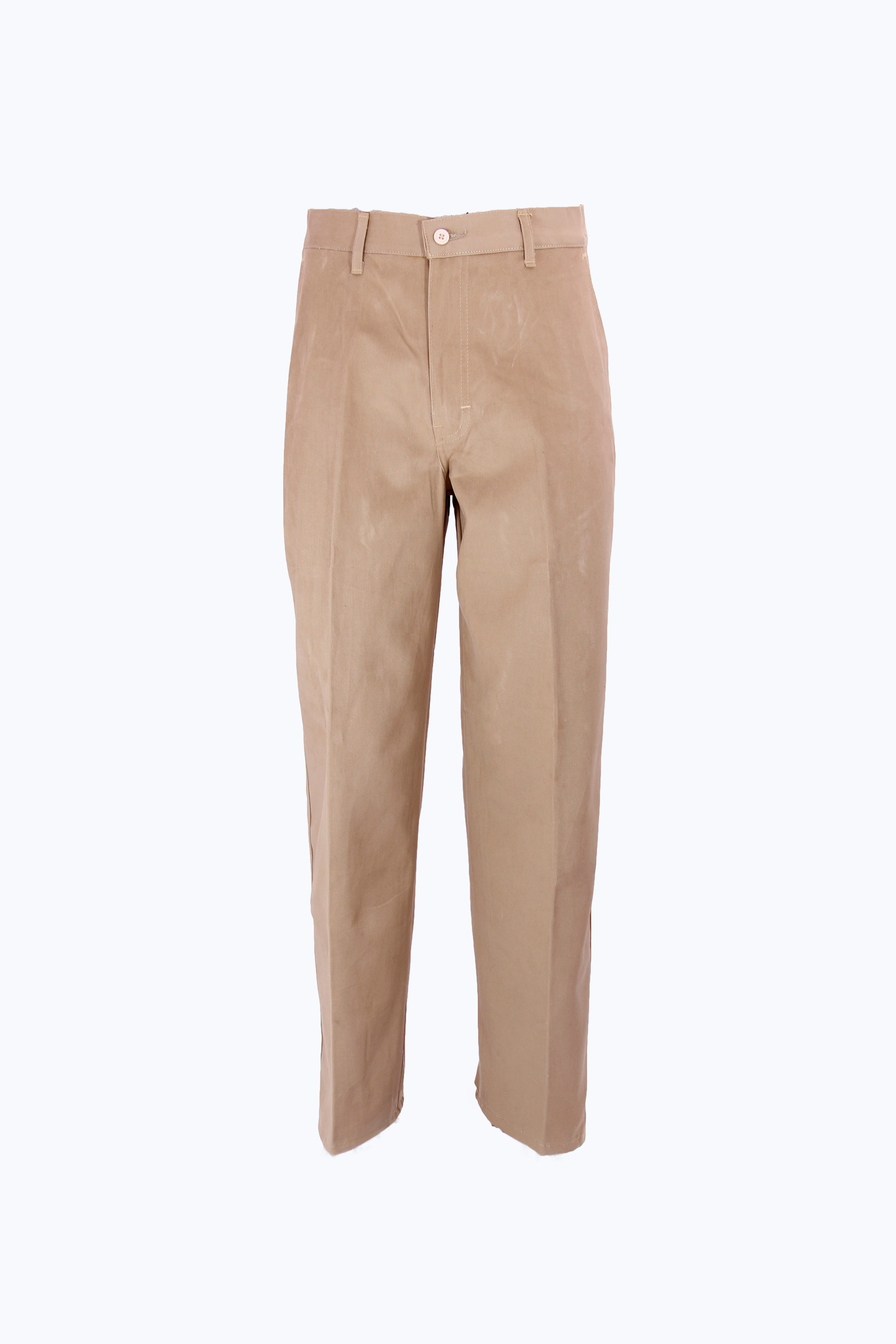 PANTALÓN RECTO GABARDINA ALGODÓN