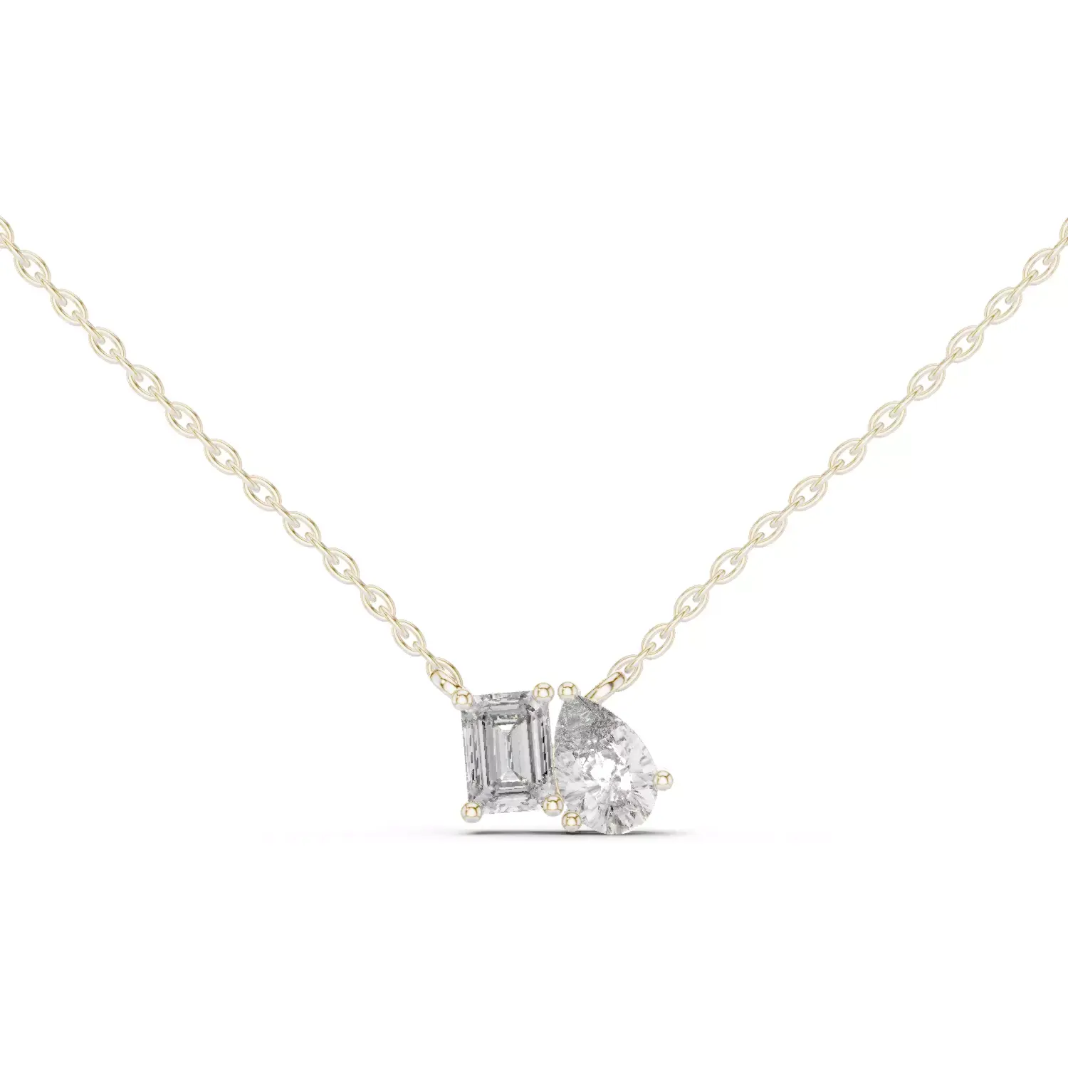 TOI ET MOI 18K - EMERALD AND PEAR