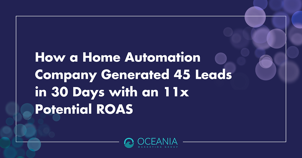 Meta Ads Case Study Home Automation Company