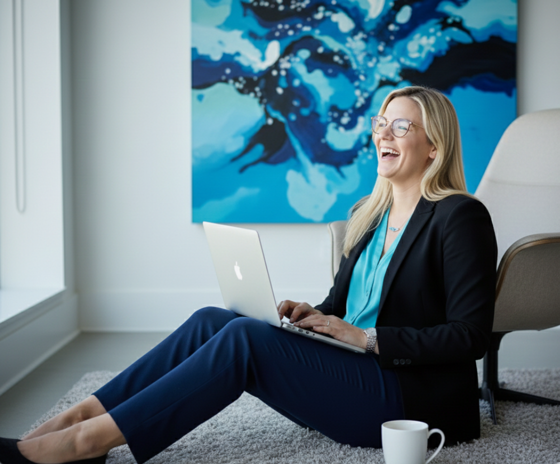 Karen Lewis is the founder of Oceania Marketing Group, The Digital Coach, and Sleep Serenity.