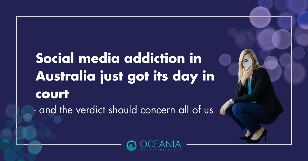 Social media addiction in Australia just got its day in court