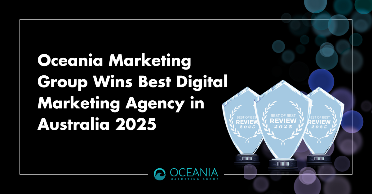 Oceania Marketing win Best Digital Marketing Agency 2025
