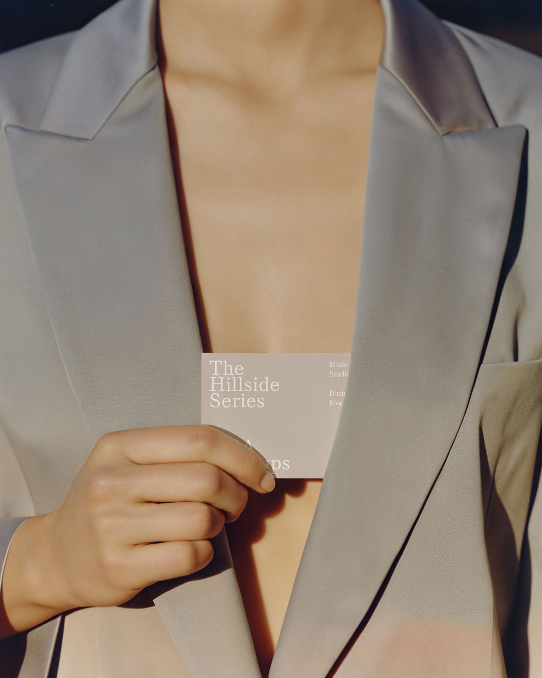 The Hillside Series | Business Card Mockup