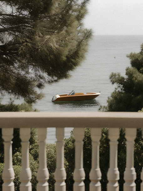 Close-up of the Greenscape collection description highlighting deep moss, wild ferns, and dappled light textures.