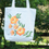 Thumbnail: Handmade Hand-Painted Tote Bag | हातले रंगाइएको हस्तनिर्मित टोटे झोला