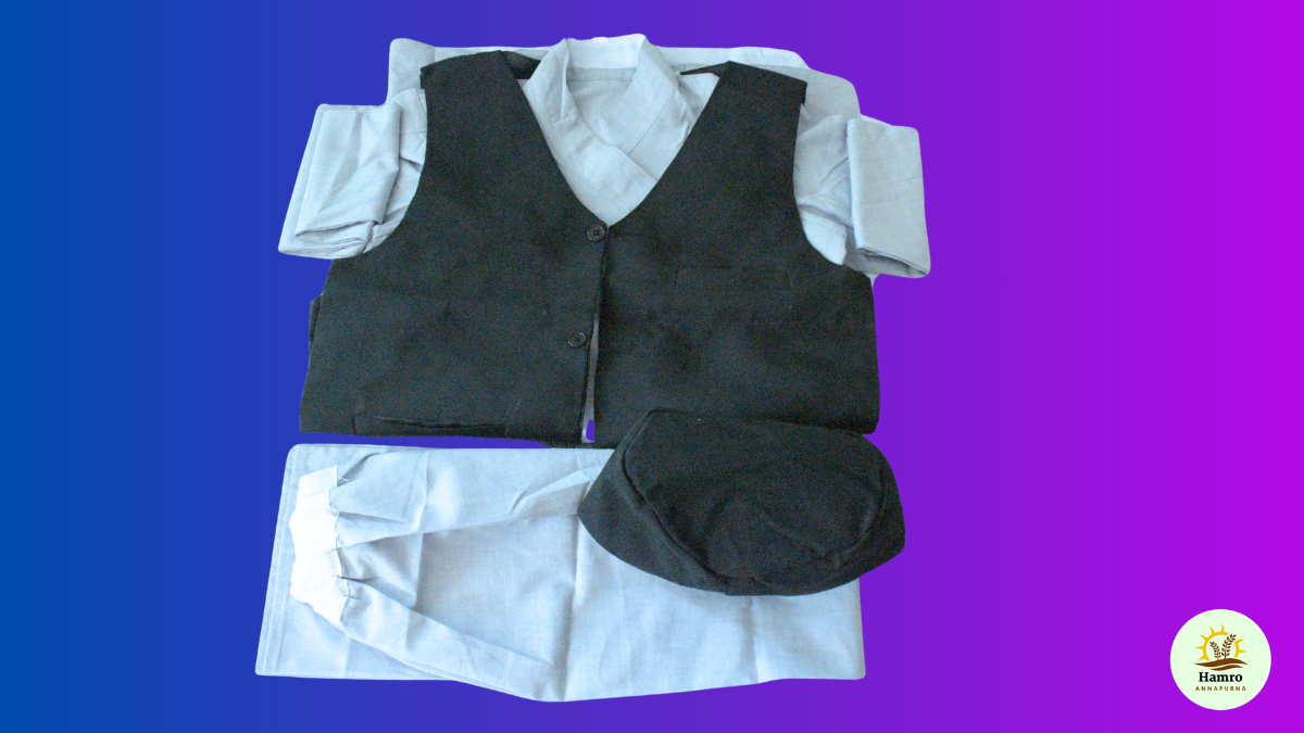 Daura Suruwal Set (Size 32) | दौरा सुरुवाल सेट