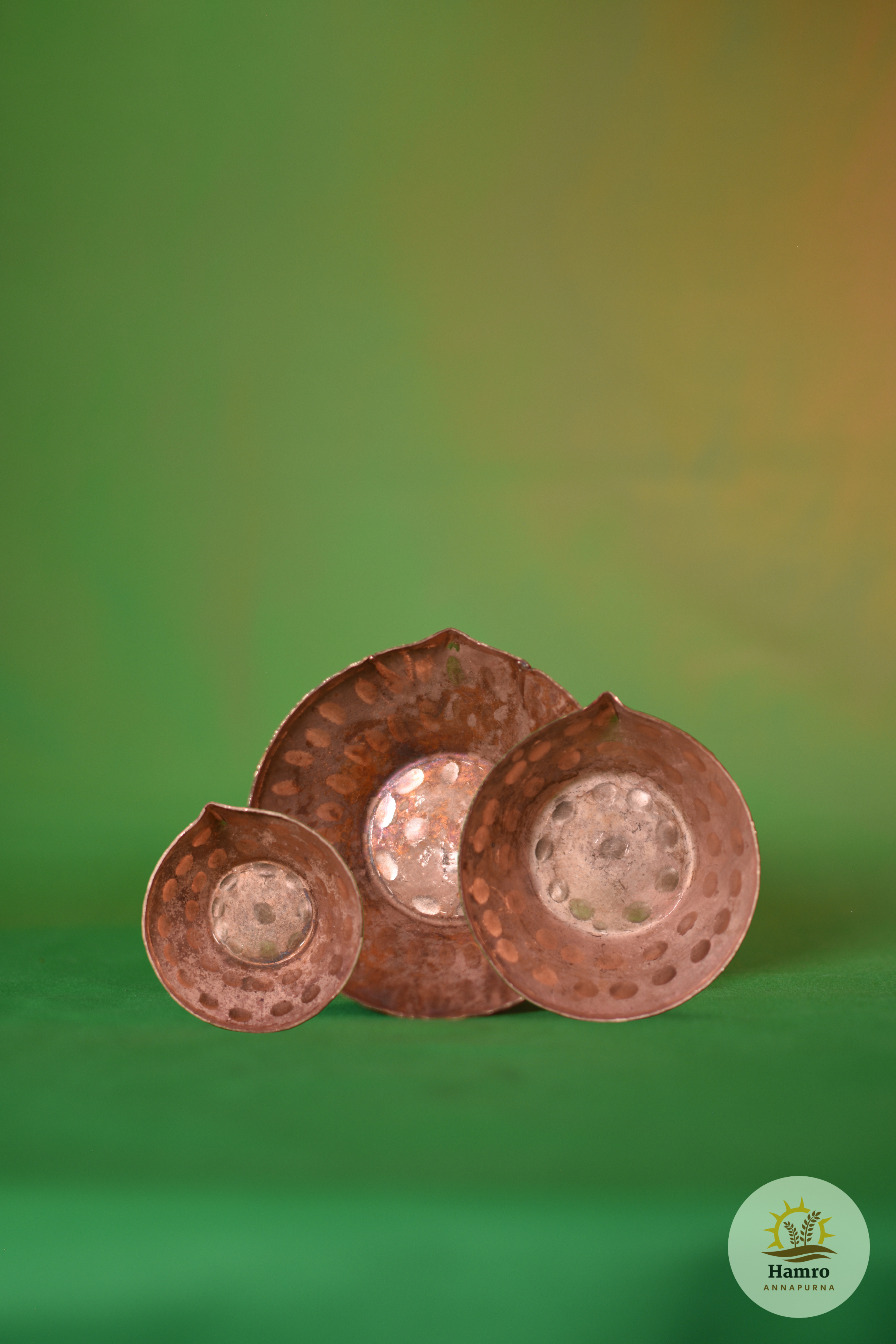 Copper Diyo 3PC Set | तामा दियो ३ वटा सेट
