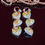 Thumbnail: Earrings crystal AB gold-plated 14ct 