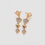 Thumbnail: Long stud earrings diamond
