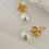 Thumbnail: Stud Earrings Pearl 