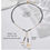 Thumbnail: Necklace celebrity black beads cross 