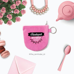 Pouches design - Shadaqah pink