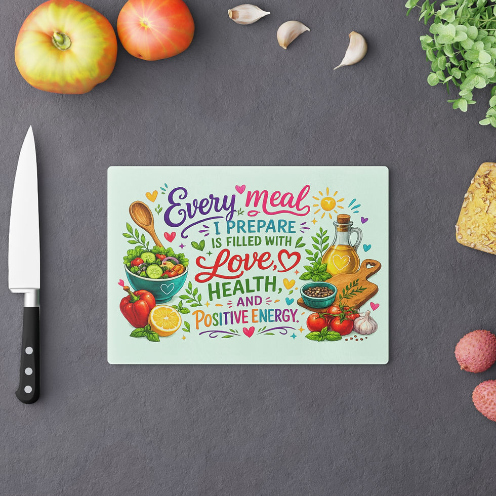 Thumbnail: Every Meal I Prepare Is Filled With Love & Positive Energy Cutting Board