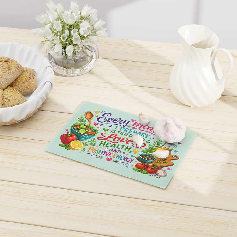 Thumbnail: Every Meal I Prepare Is Filled With Love & Positive Energy Cutting Board