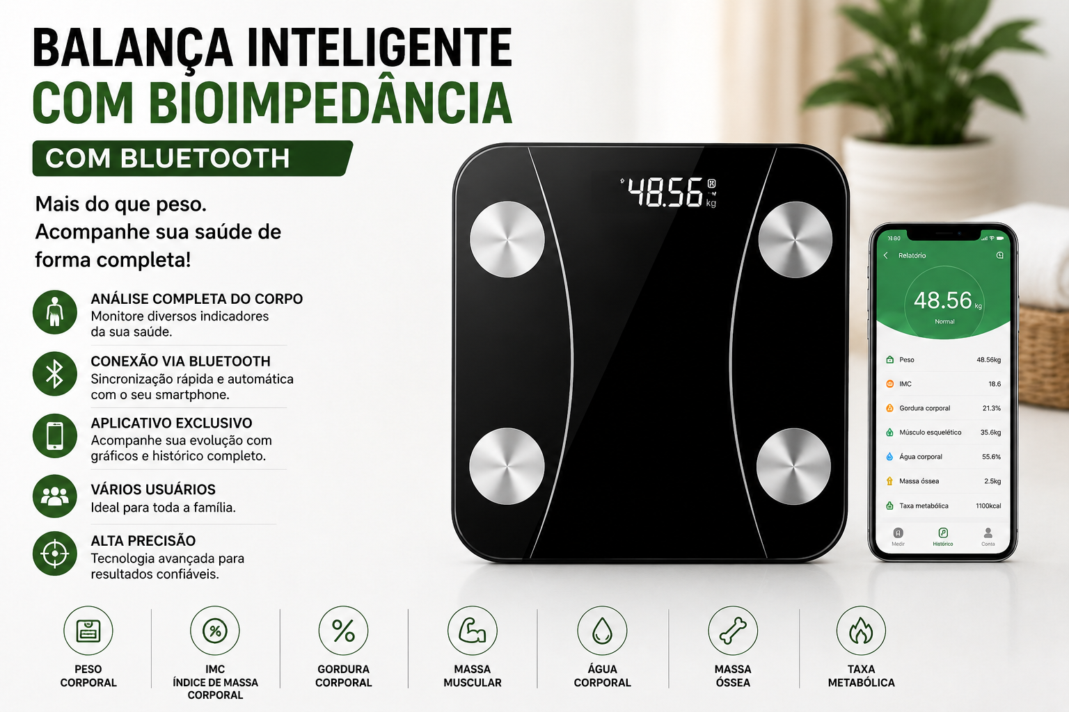 BodyScale Pro | Balança Inteligente